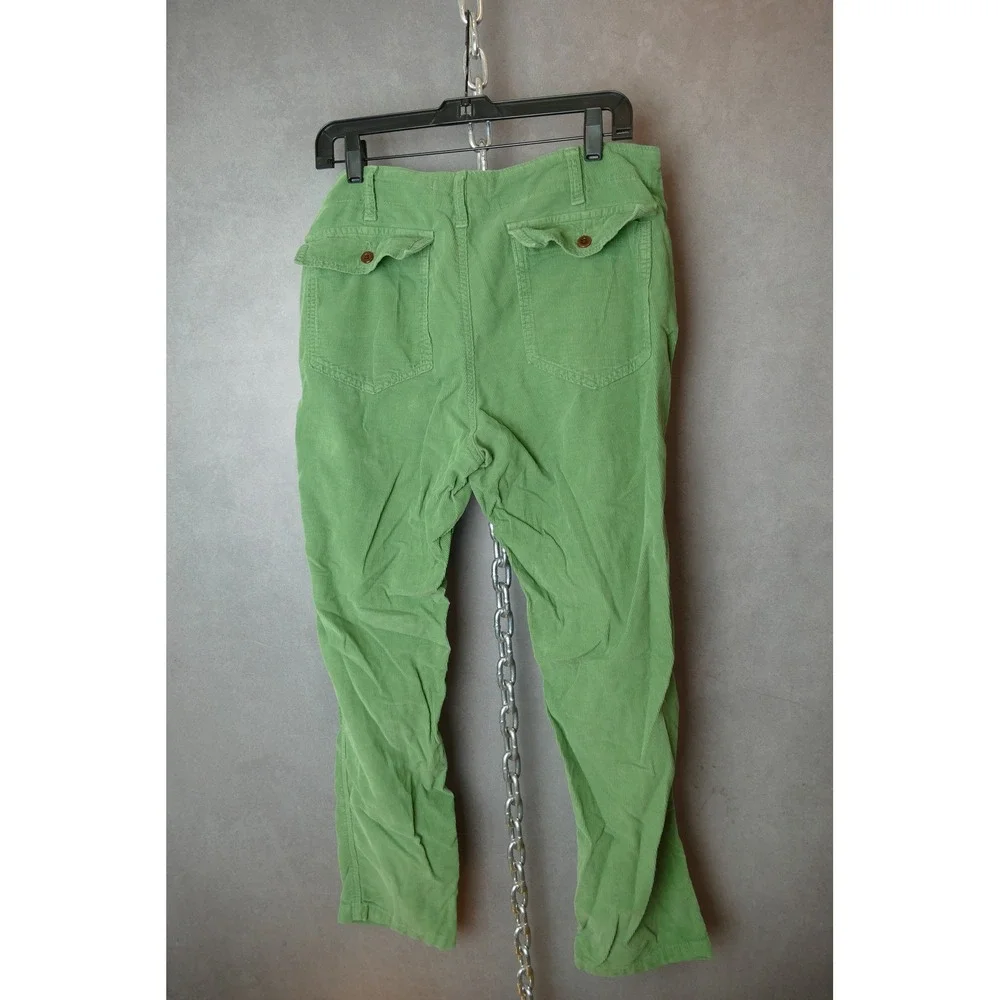 Outerknown Corduroy Pants Green Utility Style Men‎ Size 33x31